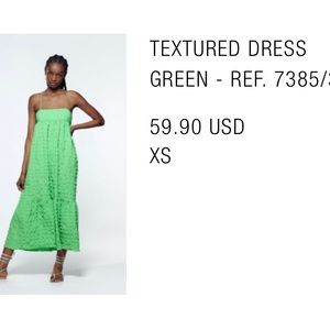 Zara Green Dress